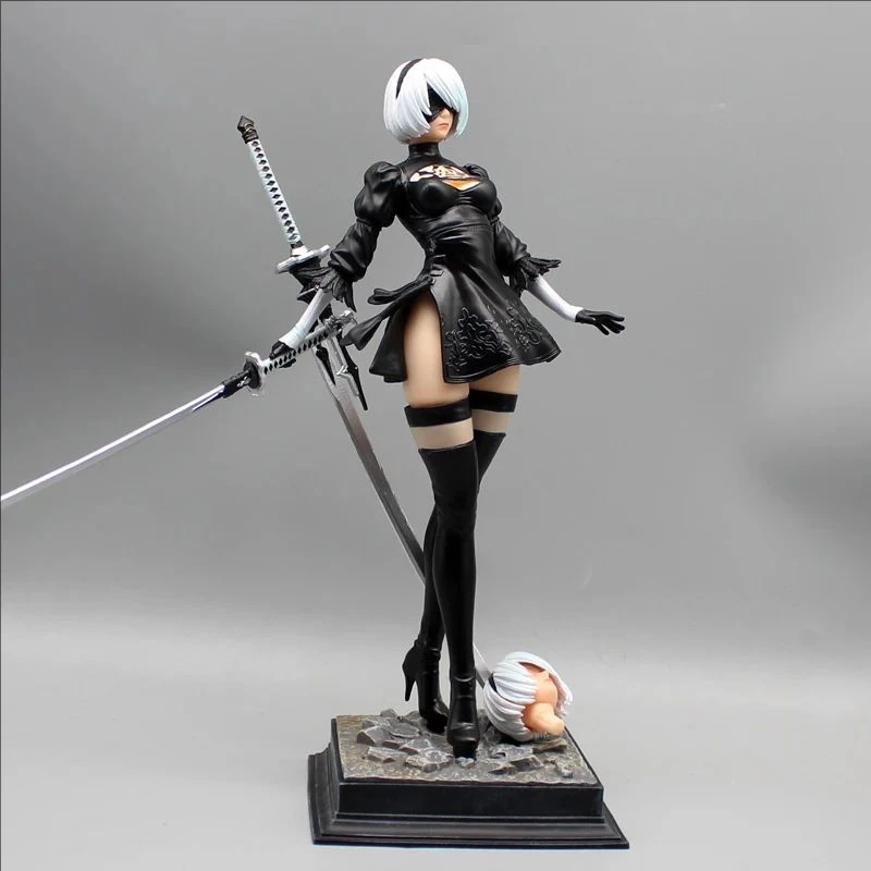 Экшн-фигурки из игры Nier Automata игрушки Yorha 2B фигурки аниме асимметричная фигурка 27
