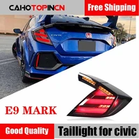 car styling taillight tail lights for honda civic type r 10th hatchback 2016 2017 led drl dynamic turn signal reverse brake