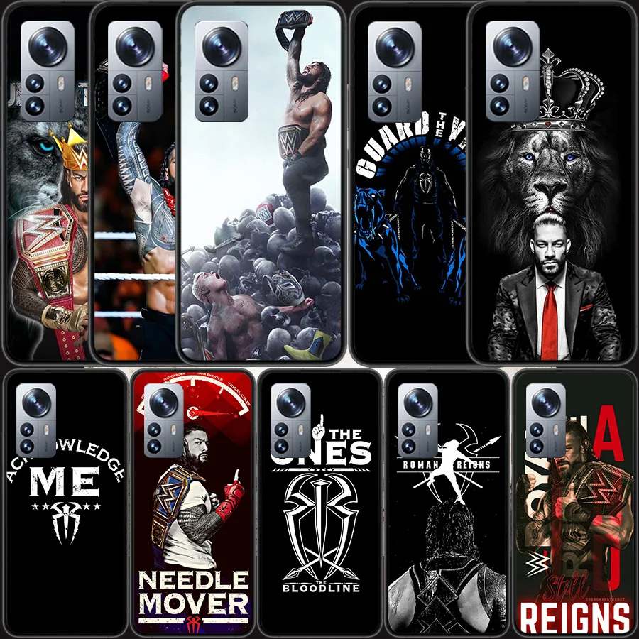 Чехол для телефона R-Roman Big Dog R-Reigns Xiaomi Poco X7 X6 X5 X4 X3 GT NFC M4 M5 Pro 5G M3 Mi F6 F5 F4 F3 F2 F1 Capa Coque TPU Co