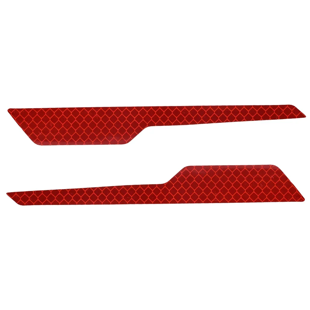 

Светоотражающие наклейки на бампер автомобиля, предупреждающие наклейки для предотвращения столкновений, автомобильные украшения для ночного вождения, аксессуары, 2 шт.