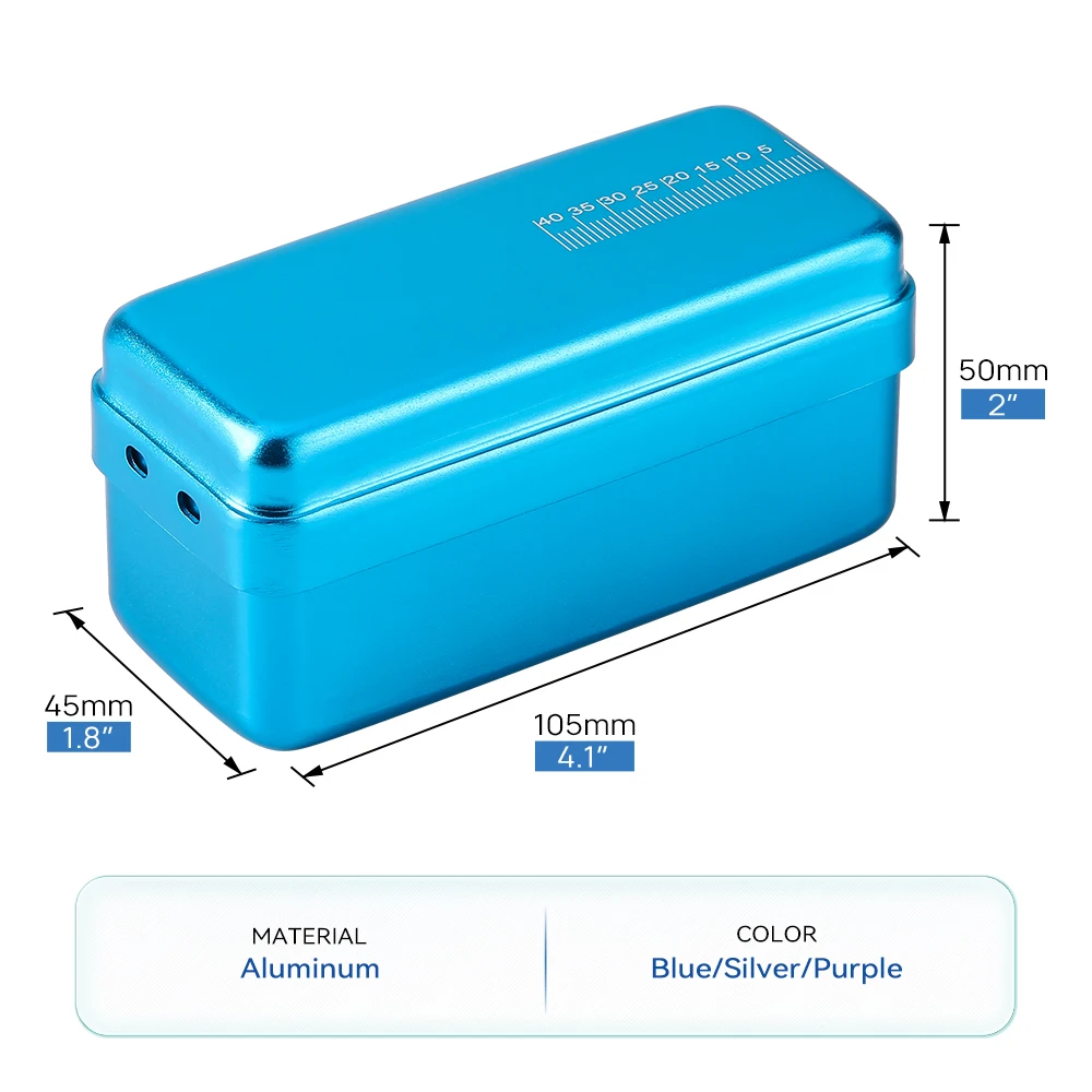 Коробка для стоматологической дезинфекции JOY DENTAL 72 отверстия FG 1 6 мм файлы