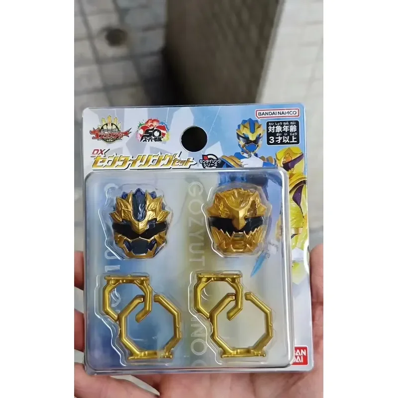 Фото Оригинальная коллекционная фигурка Bandai DX No.1 SENTAI GOZYUGER TEGASWORD Leon Buster 50 Sentai Ring, модель, игрушка, подарок для фанатов Bandai №4