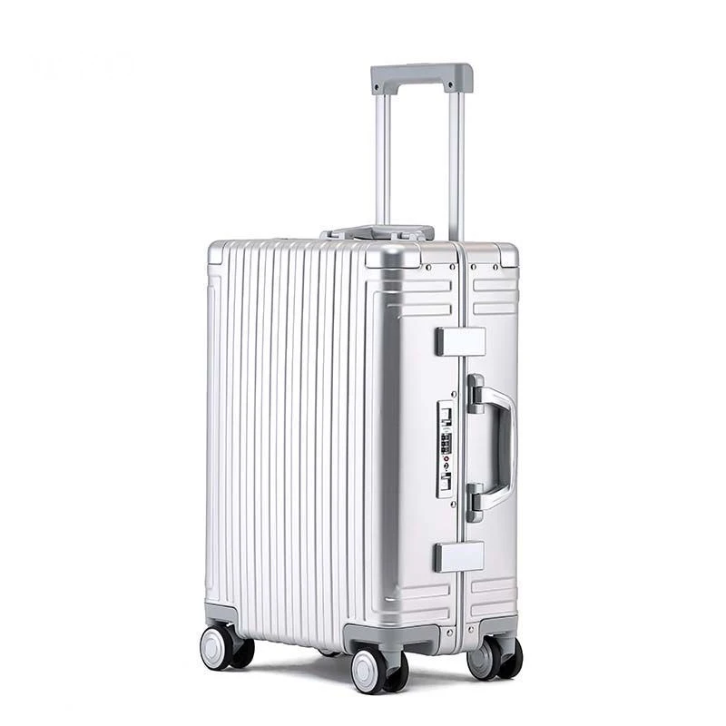 

Carrylove 20"24"Inch Luxury Quality Aluminum Spinner Suitcase Carry On Trolley Luggage Bag TAS Lock