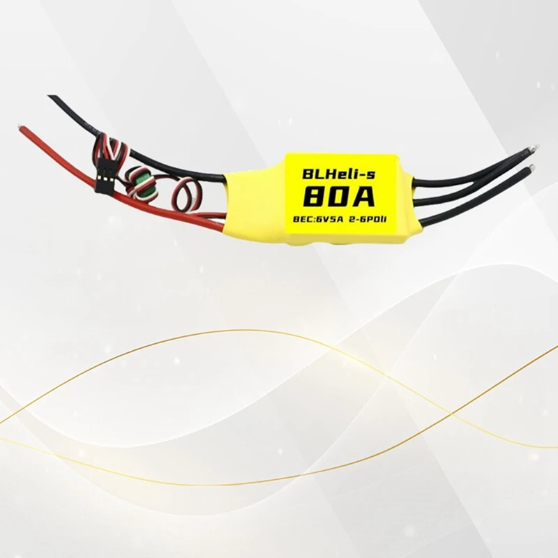 Blheli бесщеточный ESC 80A 6V 5A 2-6S для RC FPV с фиксированным крылом мультироторный дрон DIY