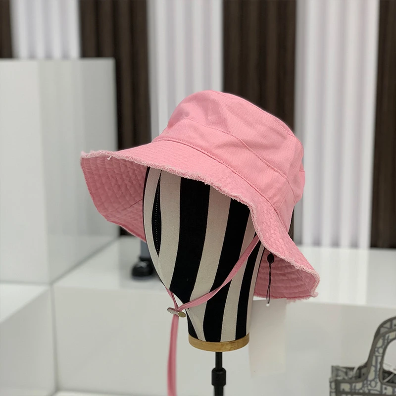 

Luxury Brand Women Fashion Unisex Travel Bucket Hat Outdoor Adult Big Brim Sports Sun Hat Four Seasons Women Brand Cap