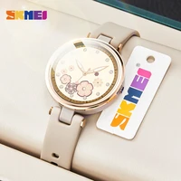 skmei new 1 09 inch full touch screen heart rate monitor smart watch women menstrual cycle reminder fitness tracker smartwatch