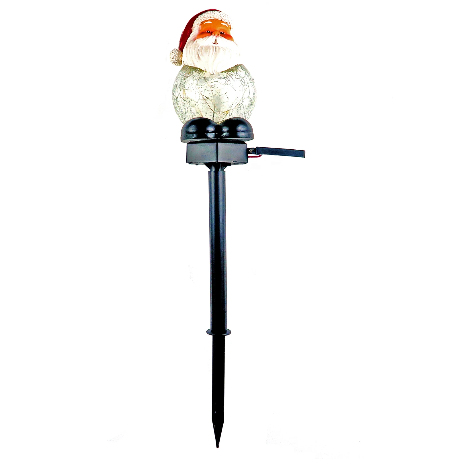 

Рождественские уличные фонари на солнечной батарее, водонепроницаемые светильники для ландшафта, Санты, снеговик, северный олень, outlook для ...