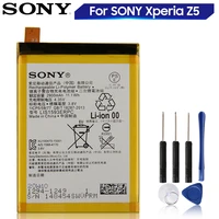 original replacement sony battery for sony xperia z5 e6883 lis1593erpc e6633 e6653 e6683 e6603 genuine phone battery 2900mah