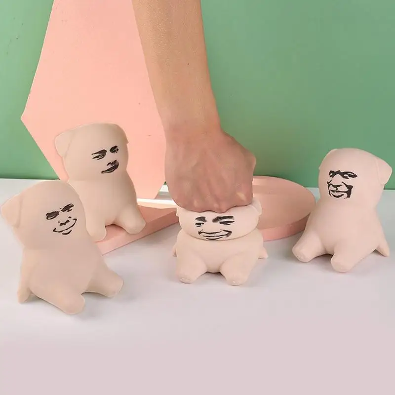 

Игрушка выражение кукла антистресс сжимаемая игрушка Mochi мягкая клейкая игрушка для снятия стресса с воздуха смешная игрушка-сжималка подарок