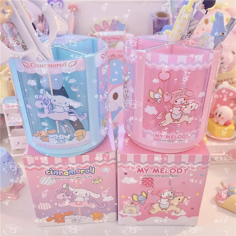 Новинка пластиковый вращающийся держатель для ручки mineo Sanrio Melody Cinnamoroll