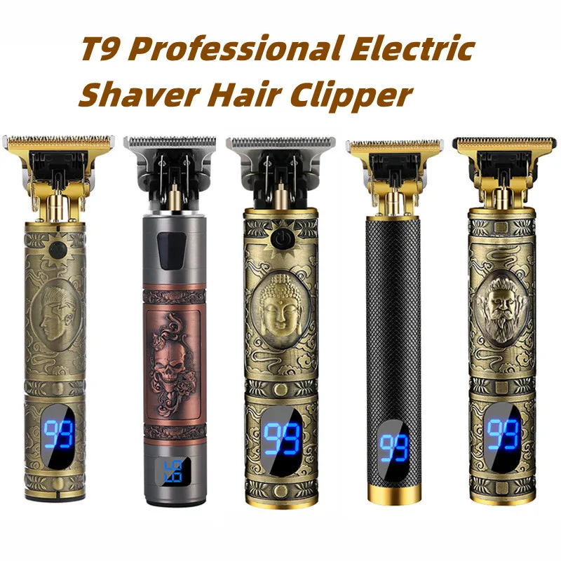 New Hair Clipper T9 Men Professional Hair Clipper Hair Clipper Lawn Mower Trimmer Electric Men Shaver Beard Hair Clipper