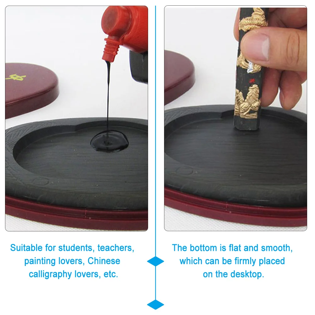 Inkstone Inkslab Практический рисунок Традиционные принадлежности Китайская