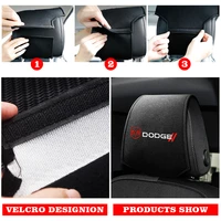 car logo shell car headrest cover back pocket multifunctional details driving protection for dodge polara 1800 ram2500 etc