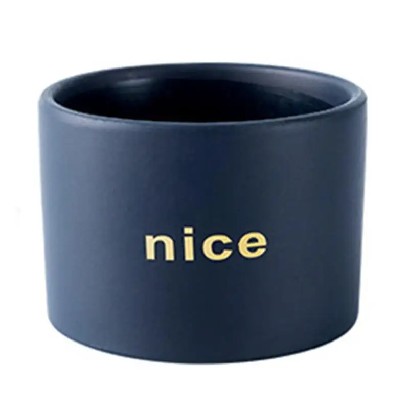 

Nordic Industrial Style Colorful Ceramic Flowerpot Succulent Planter Green Plants Cylindrical Shape Flower Pot Hole Decorative