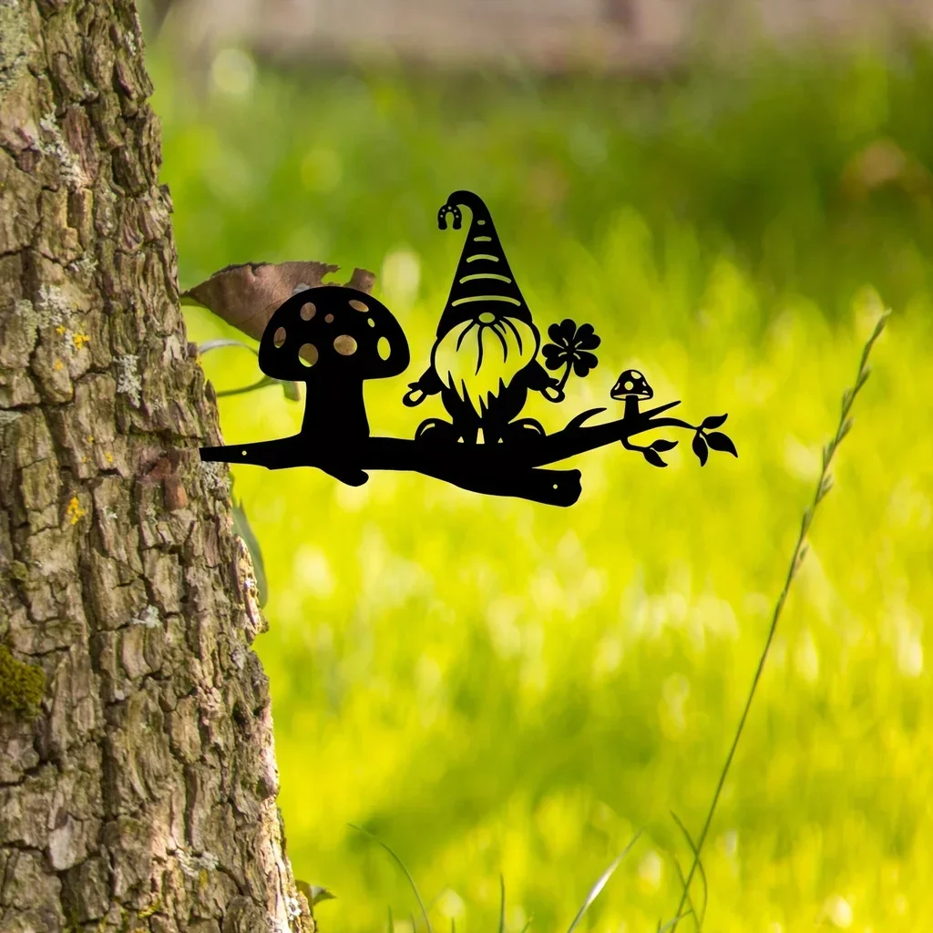 Акция Добавьте прикосновение в саду с наружным металлическим веткой украшением