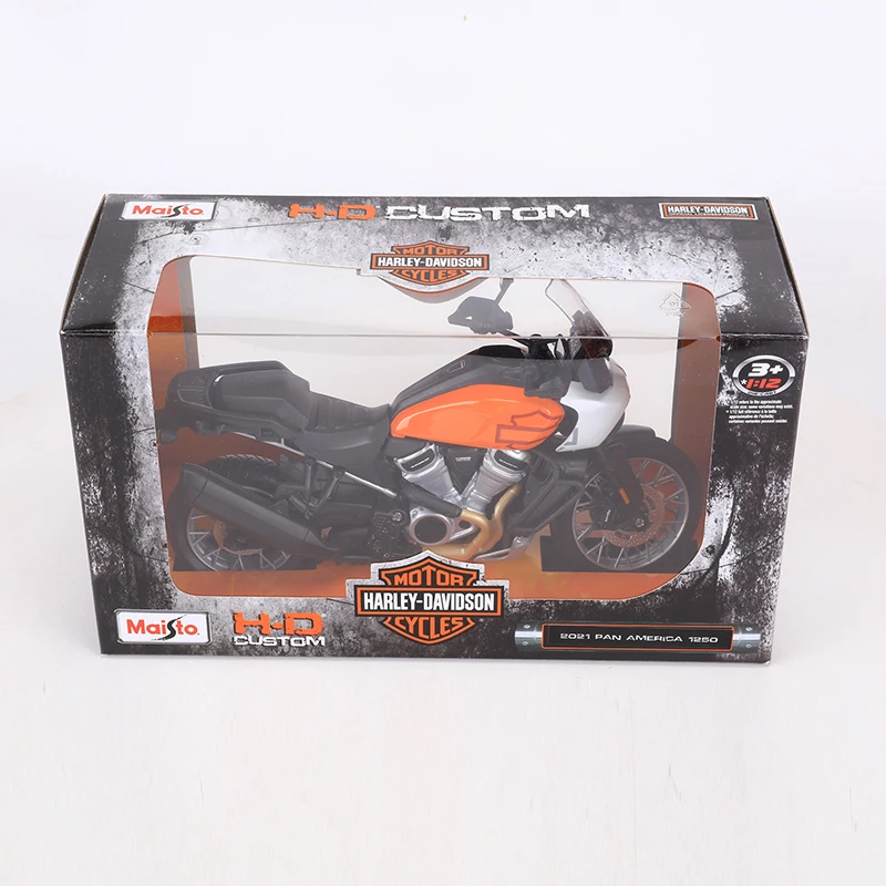 Модель мотоцикла Maisto 1:12 Harley-Davidson 2012 Pan America 1250 из сплава коллекционная Игрушечная