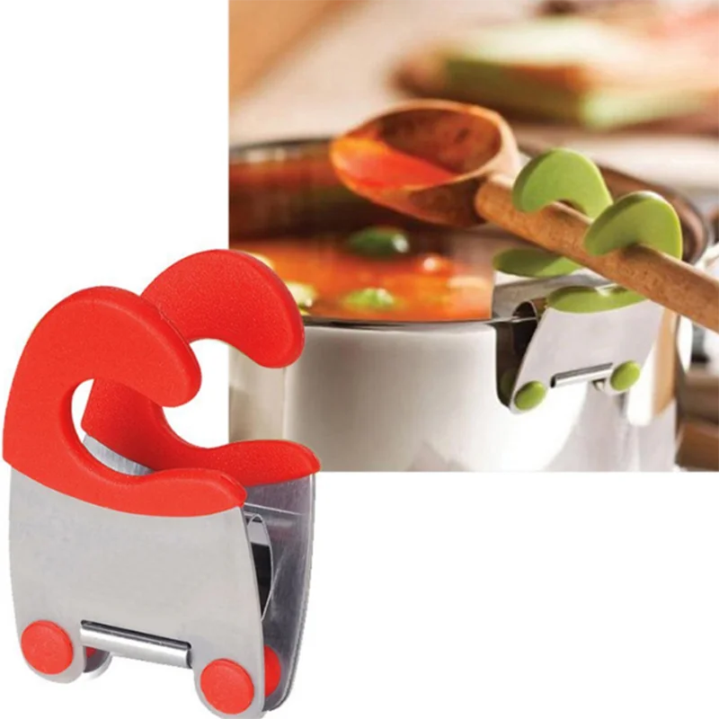 1 шт. держатель для ложки из нержавеющей стали |