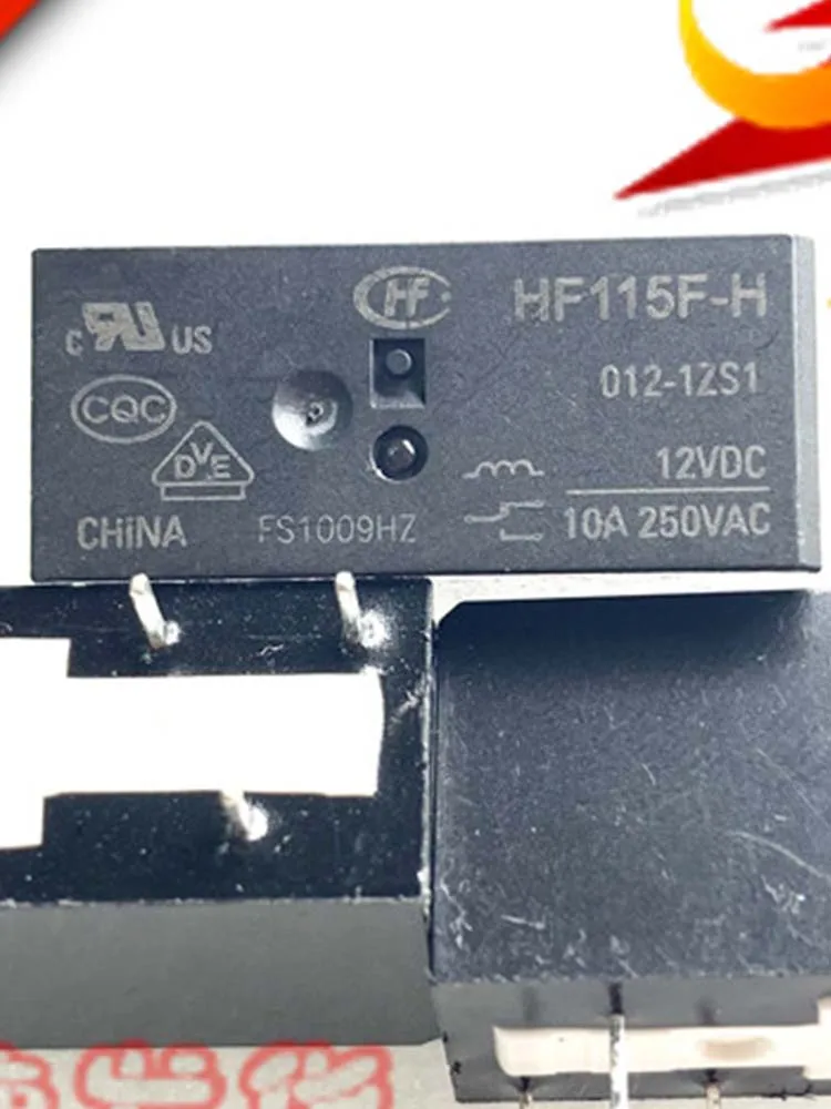

12V Relay HF115F-H 012-1ZS1 12VDC 10A