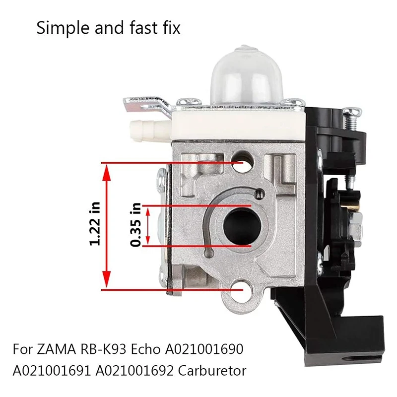 Карбюратор SRM225 PAS225 настроить комплект для лампы эхо-225 A021001692 травяной триммер