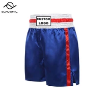 muay thai pants custom boxing shorts satin polyester mens womens martial arts bjj free sparring grappling combat fight wear