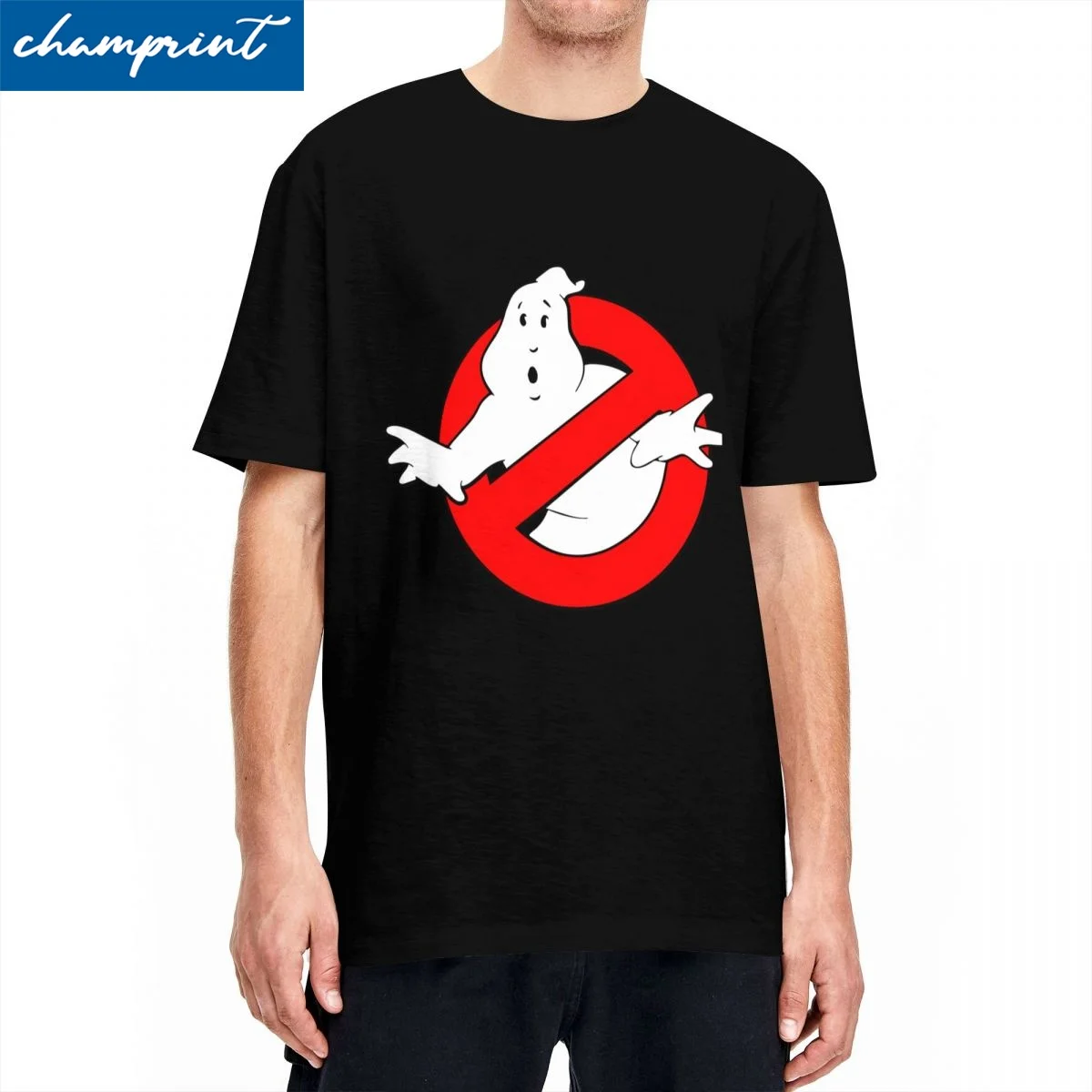 Футболки с надписью Ghost Busters для мужчин и женщин Веселая футболка из чистого