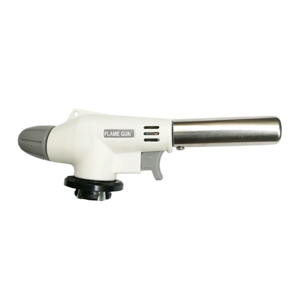 

Portable Welding Butane Gas Torch Flamethrower Adjustable Barbecue Flame Torch Ignition Lighter for Outdoor Picnic