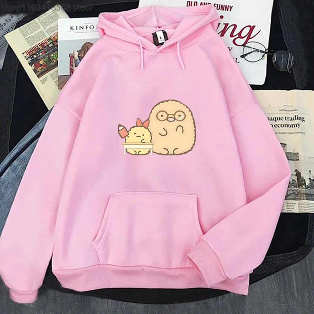 

Kawaii Sumikko Gurashi Hoodies for Women Cute Girls Clothing Cartoon Graphic Sweatshirt Mens Pullovers Aesthetic Top Y2k Clothes