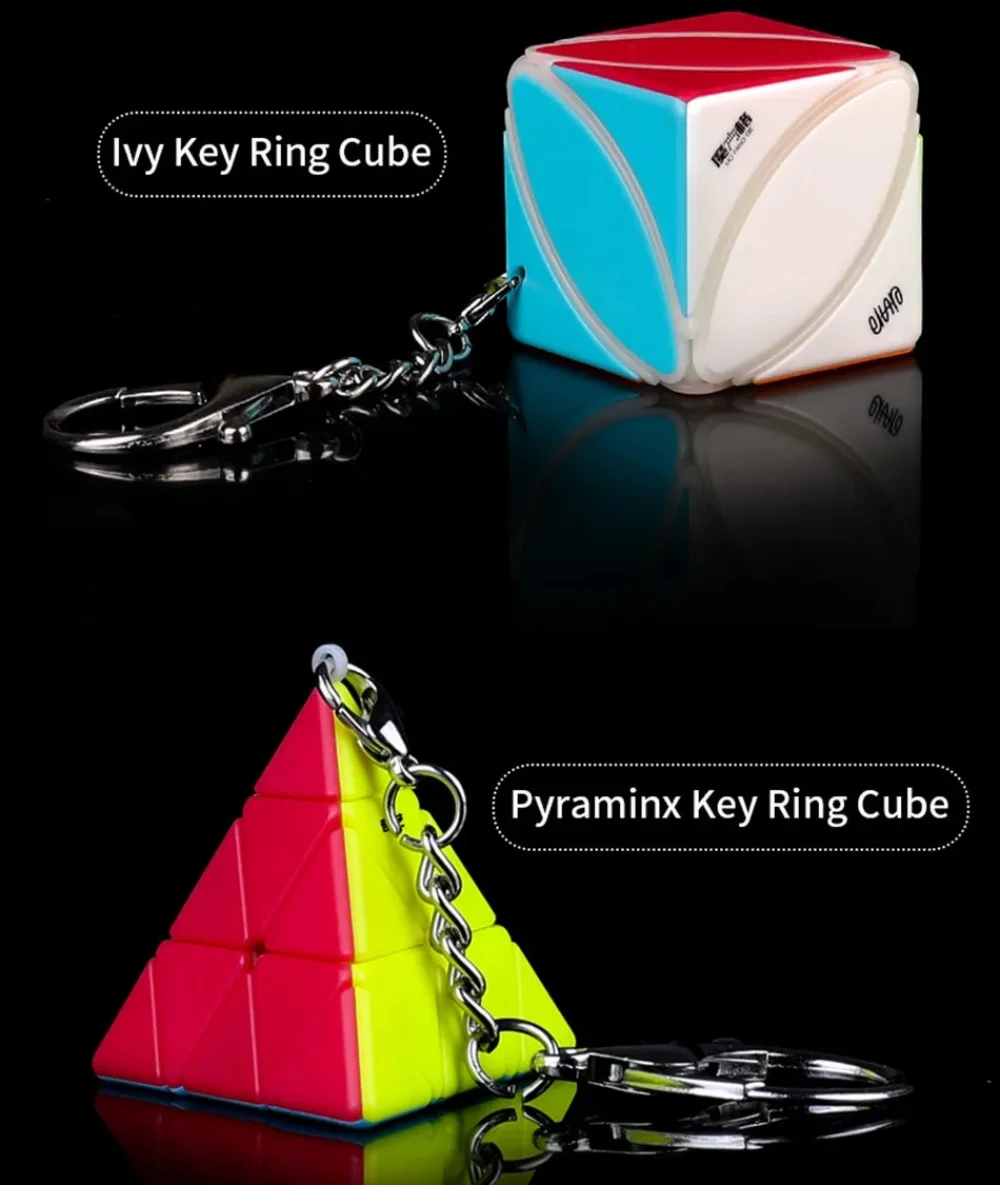 QiYi Личный мини брелок для хлеба MoFangGe Ivy/jinzita 3x3 волшебный куб кулон цепочка Кулон