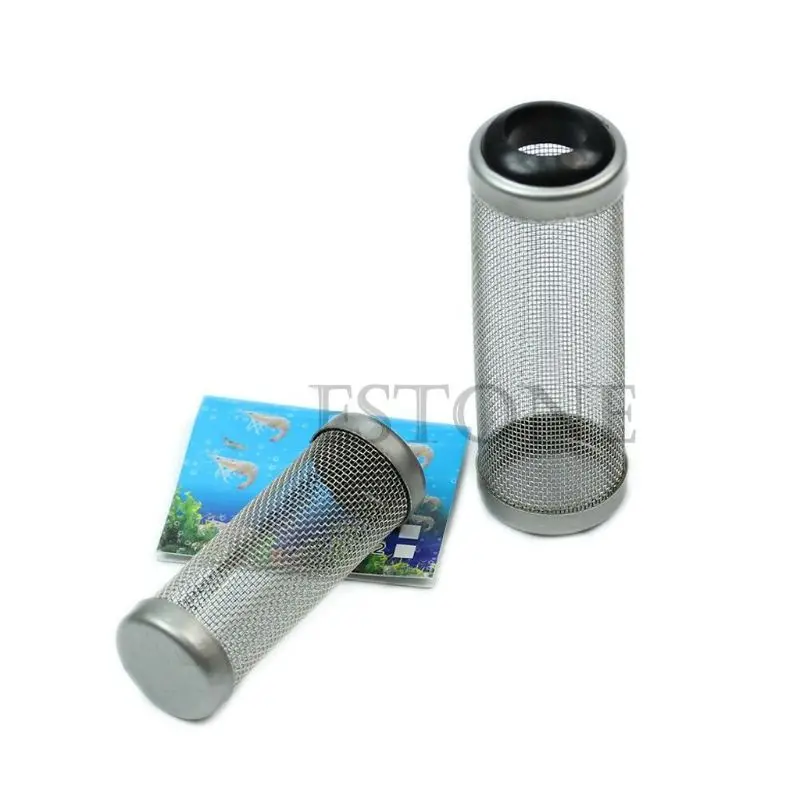 

NEW Stainless Steel Aquarium Filter Inflow Inlet Basket Shrimp Protect