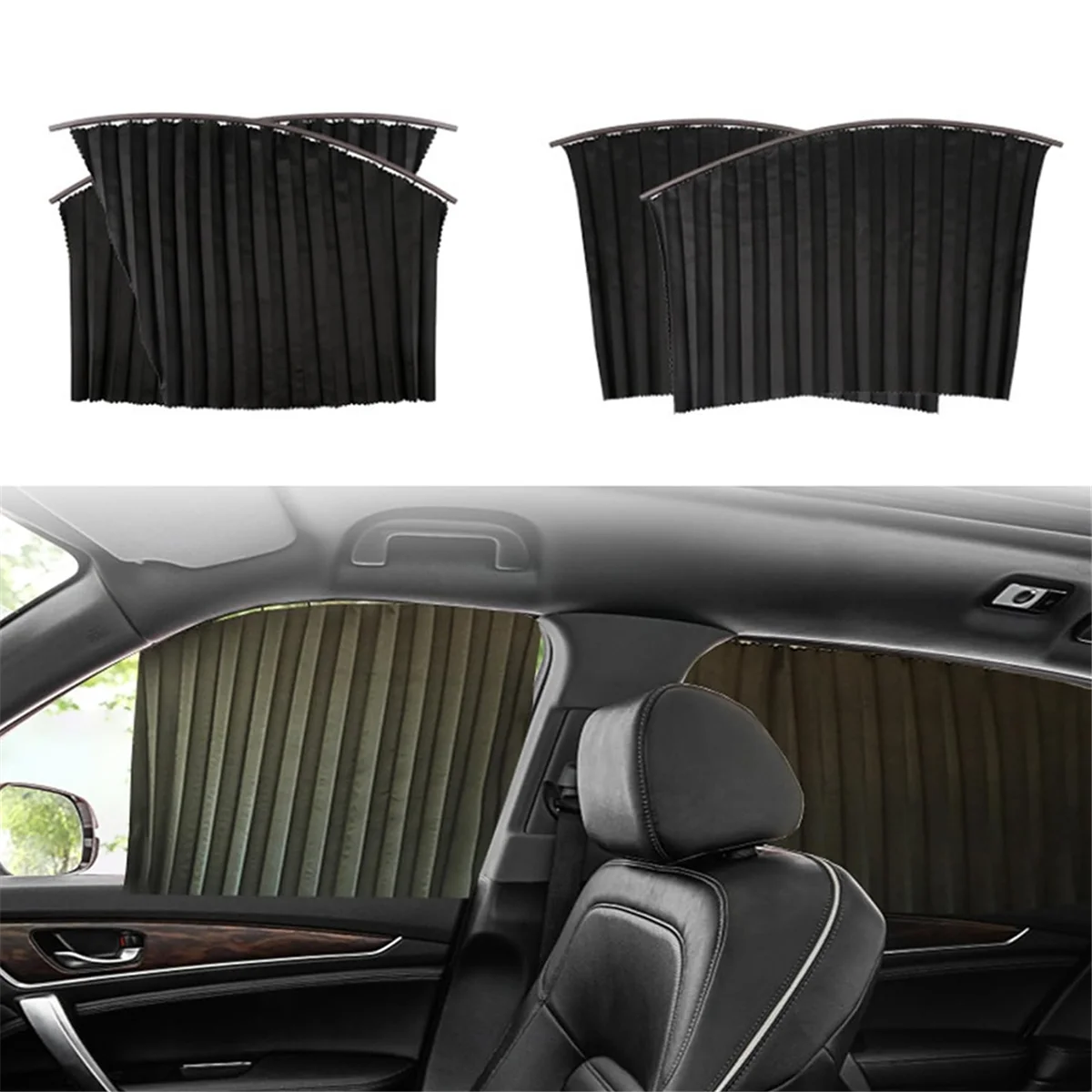 Магнитный солнцезащитный козырек на окно автомобиля занавеска с защитой от