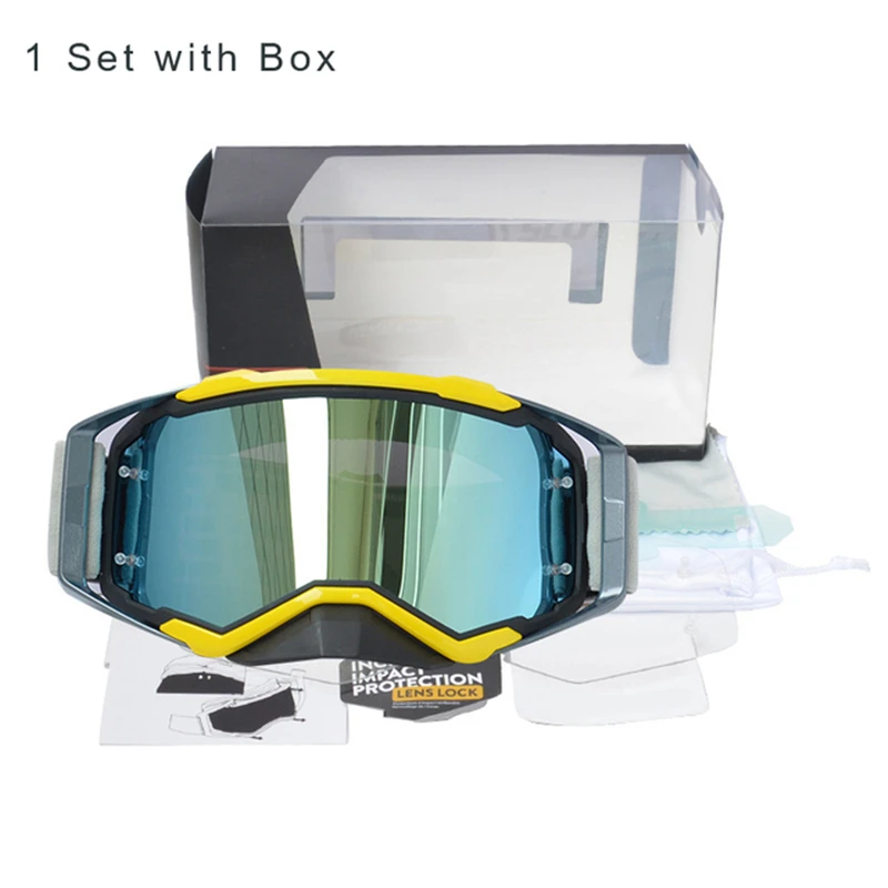 New Motocross Helmet Goggles MX Off Road Glasses Dirt Bike Motorcycle Sunglasses Ski Sport Glasses Mountain Bike Cycling Gogries
