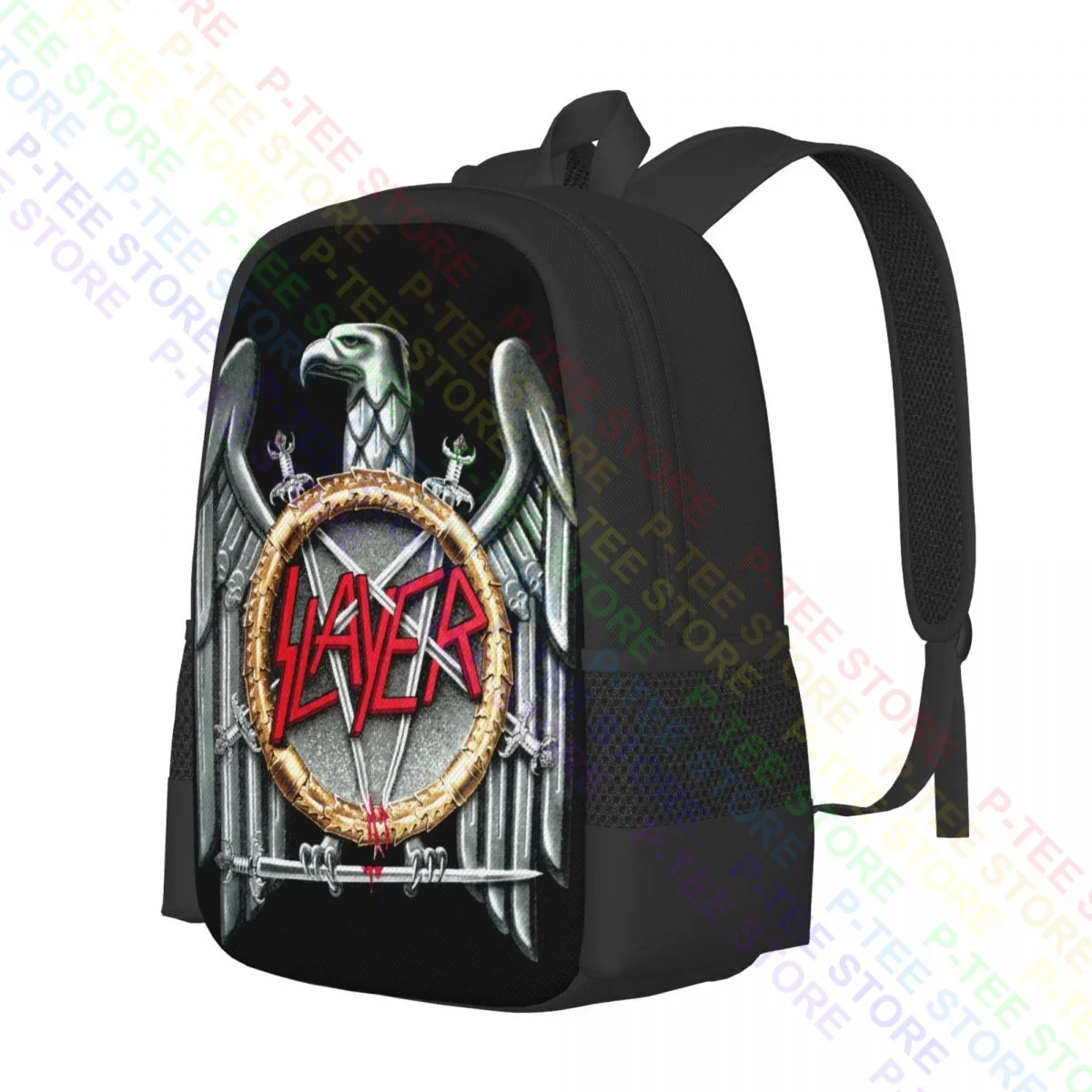 Металлический рюкзак Slayer с серебряным орлом вместительная сумка для обуви