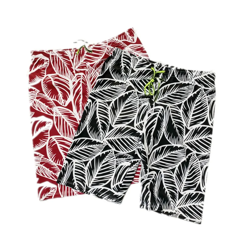 

2022 Summer Men Shorts Loose Printing Beach Shorts Knee-length Sports Short Pants Casual Boardshorts Quick Dry Male Clothing