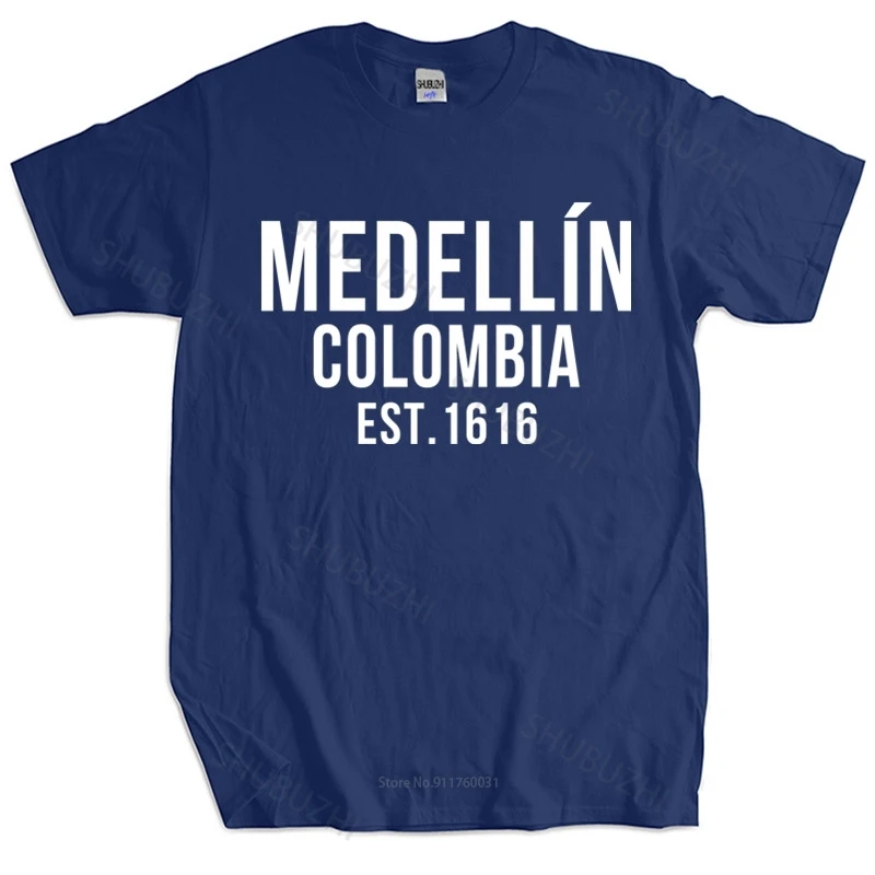 

Мужская футболка европейских размеров, топы, Narcos Medellin Est 1616, футболка унисекс по мотивам фильма «Пабло Эскобар», женские топы, футболки, Прямая поставка