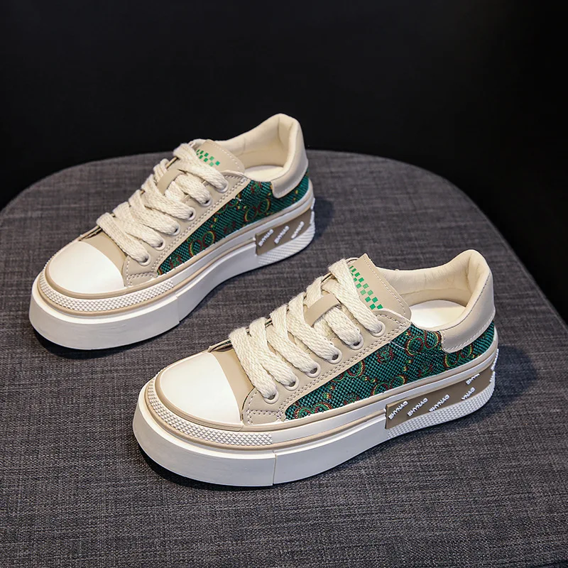 

Women Shoes 2023 Spring Autumn New Designer Canvas Sneakers Women Fashion Casual Women's Vulcanize Shoes Zapatillas Mujer