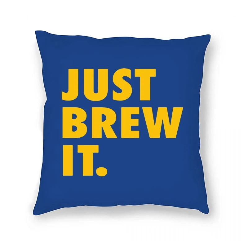 

Funny Brew Beer Pillow Case IPA Graphic Wine High Street Camiseta Basic