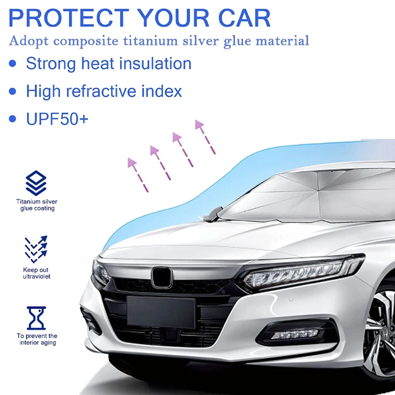 Фото Автомобильный зонт-отражатель для Citroen C2, C3, C4, C4L, C5, C6, C8 №2
