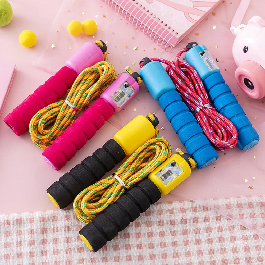 

Rope Jump Jumpingropes Exerciseworkout School Kids Tool Childadjustable Braided Handlewith
