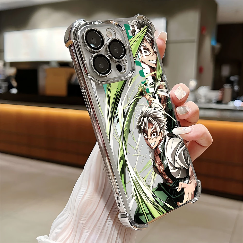 Фото Чехол для телефона с покрытием для Oppo A6x A5x A3 A2 A98 A79 A78 A58 A38 A18 A97 A57 A76 A36 A96 A17 A55 A5 Pro Anime D-Demon Hot Slayers №3