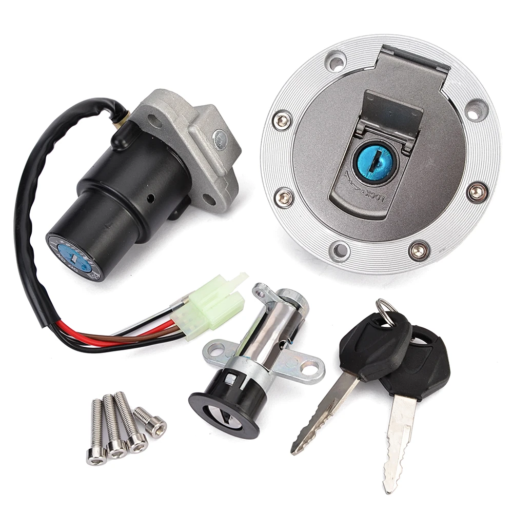 For Yamaha TZR125 TZR150 TZM150 TDM850 Gas Fuel Tank Cap Seat Ignition Switch Start Lock Contact Key Set TZR 125 150