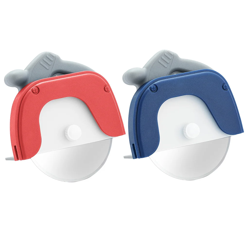 

Pizza Wheel Chopper Reusable Pie Rolling Slicer Pastries Cake Making Chopping Tool Bakery Restaurants Chef Gifts Red