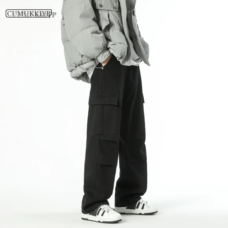 Мужские брюки-карго в стиле ретро свободные рабочие тактические брюки с