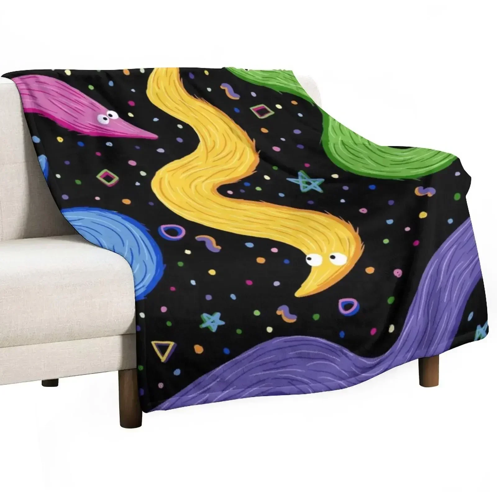 Одеяло с червем для боулинга на веревке постельное белье декоративные кровати