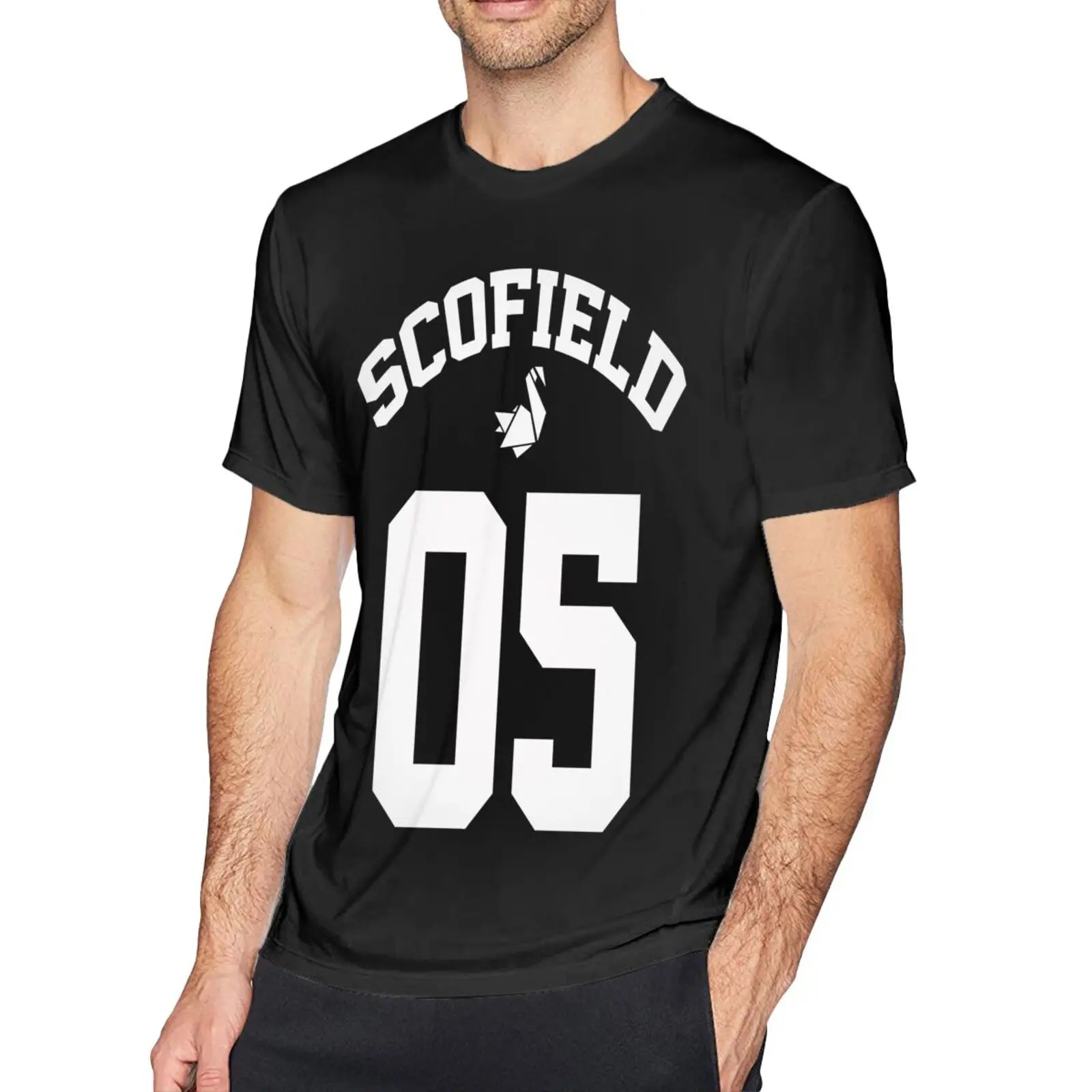 

Футболка Scofield 05 для мужчин и женщин, тенниска оверсайз с принтом побега в тюрьме, ТВ