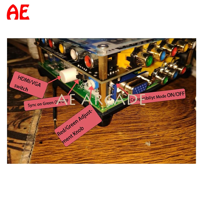 GBSC GBS управление RGBS /Scart /Ypbpr сигнала в CRT/VGA /HDMI-совместимые