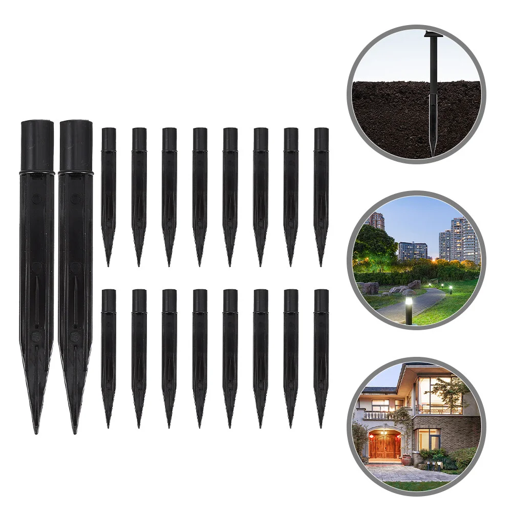 

25Pcs Outdoor Led Solar Lightss Garden Lights Spike Landscape Yard Lamps Stakes Accessory