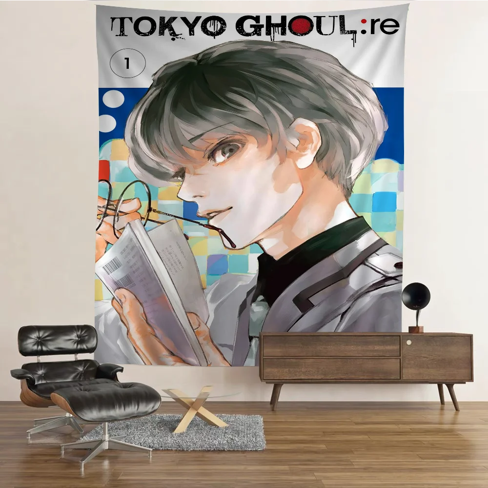 Аниме T-Tokyo G-Ghoul Гобелен Подвесной Таро Хиппи Настенные Коврики Общежитие