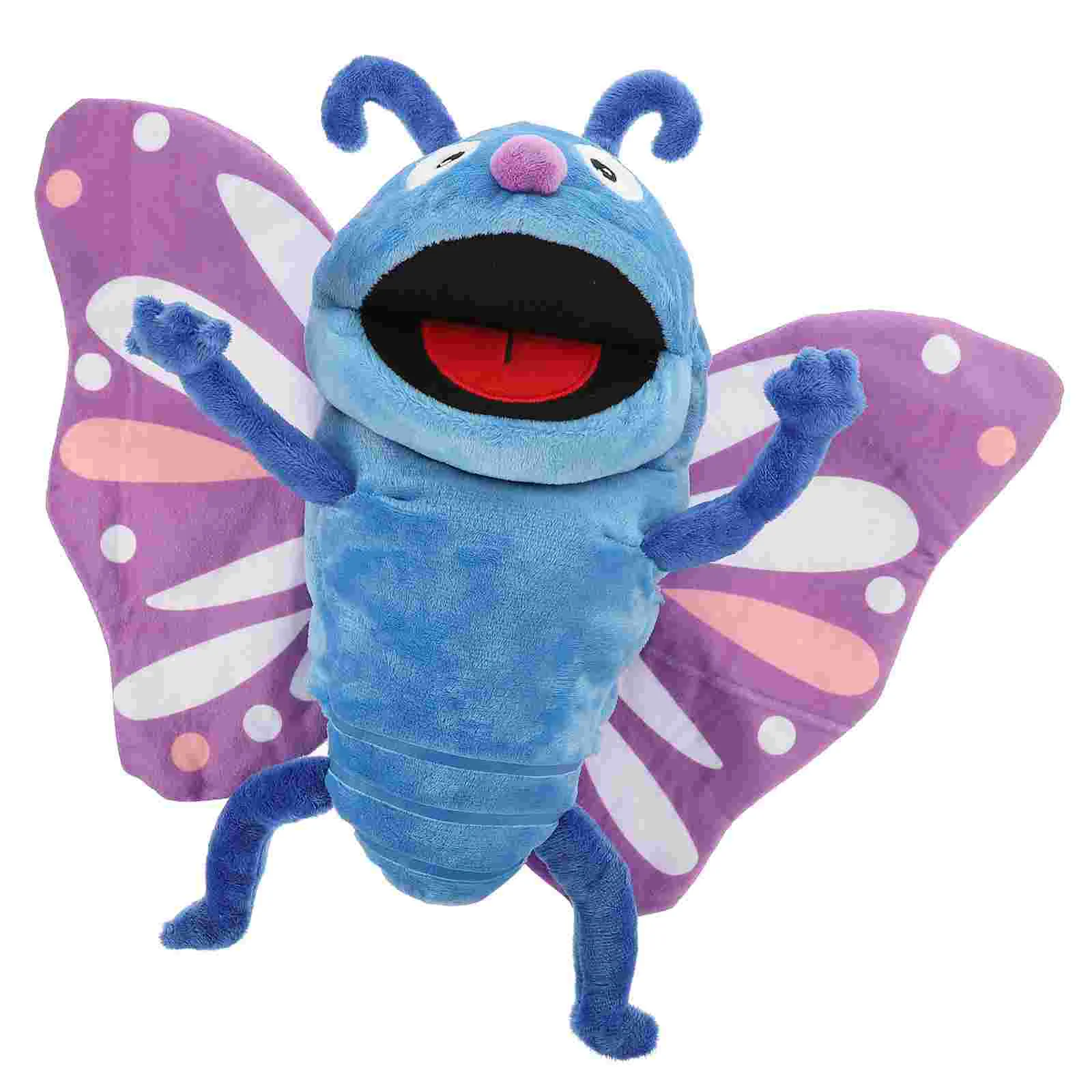 

Story Telling Puppet Stuffed Hand Butterfly Puppets Plush Insect Toy For