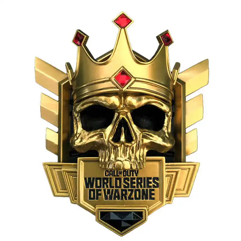 AQzxdc Crown Skull Oendant MW 2 Call of Duty COD Black Ops 6 Season Rank TOP250 Модель черепа Короны Периферийный магнитный кулон (art.: 3920d05df19db) - 3920d05df19db