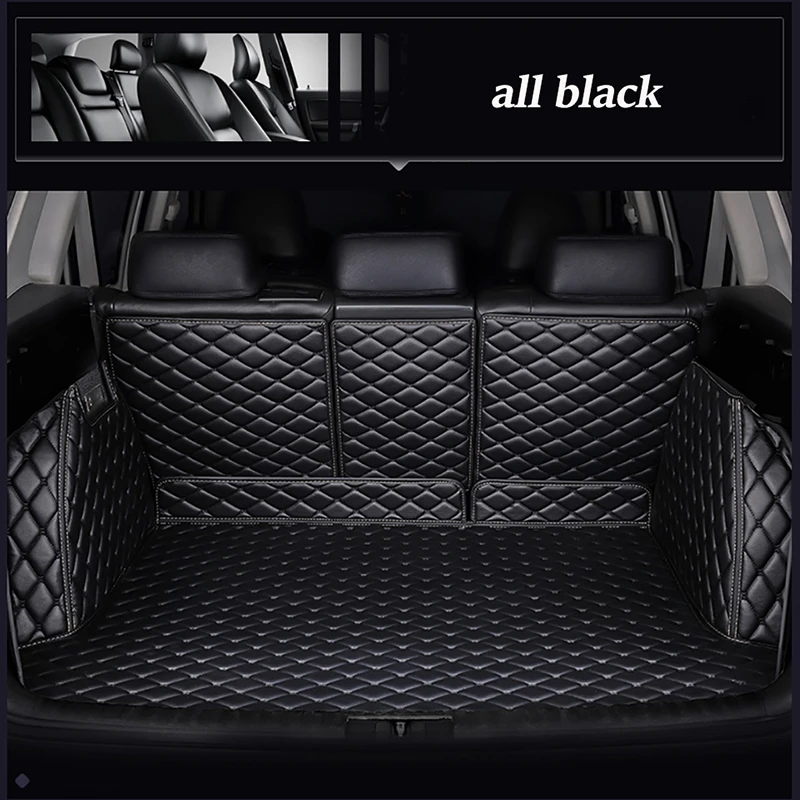 

YUCKJU Custom SUV Full Surroun Car Trunk Mats for Chery Tiggo 7 8 Auto Luggage Cover Protection